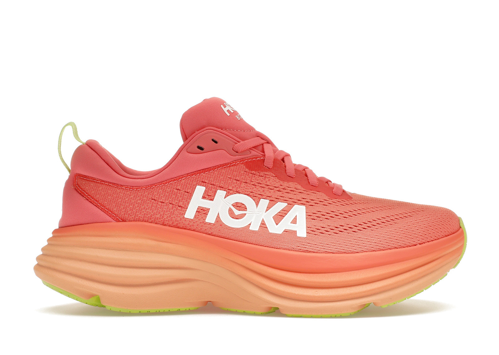Hoka One One Bondi 8 (Women's) Sneakers in Coral/Papaya | StockX