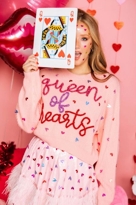 Queen of hearts. Queen of sparkle. Valentine’s Day sweatshirt. Heart day. Valentine’s Day. Queen of hearts 

#LTKFind #LTKSeasonal #LTKstyletip