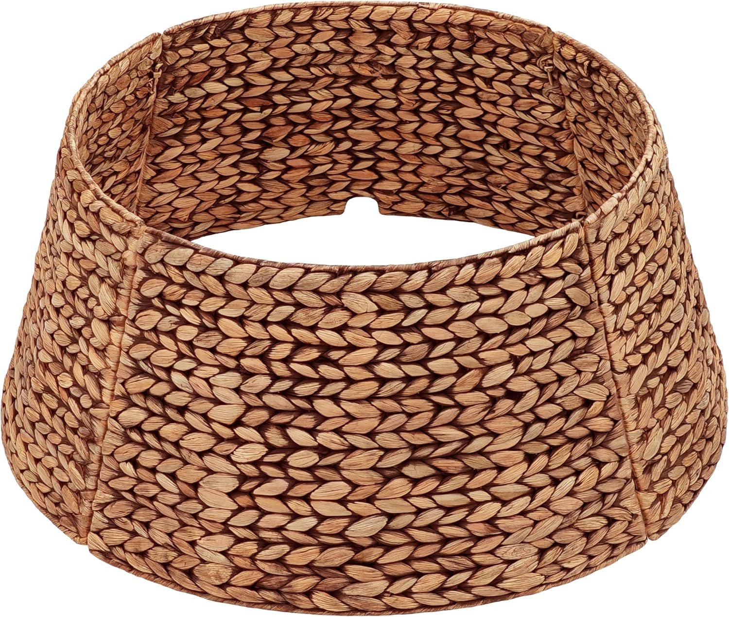 CENBOSS Rattan Christmas Tree Collar, Wicker Tree Skirt & Stand Base Cover (Brown Wash, 24 inch) | Amazon (US)