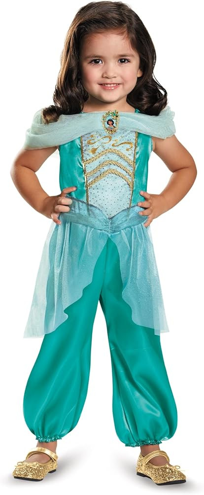 Disguise girls Disney Alladin Jasmine Toddler Costume, Officially Licensed Disney Princess Hallow... | Amazon (US)