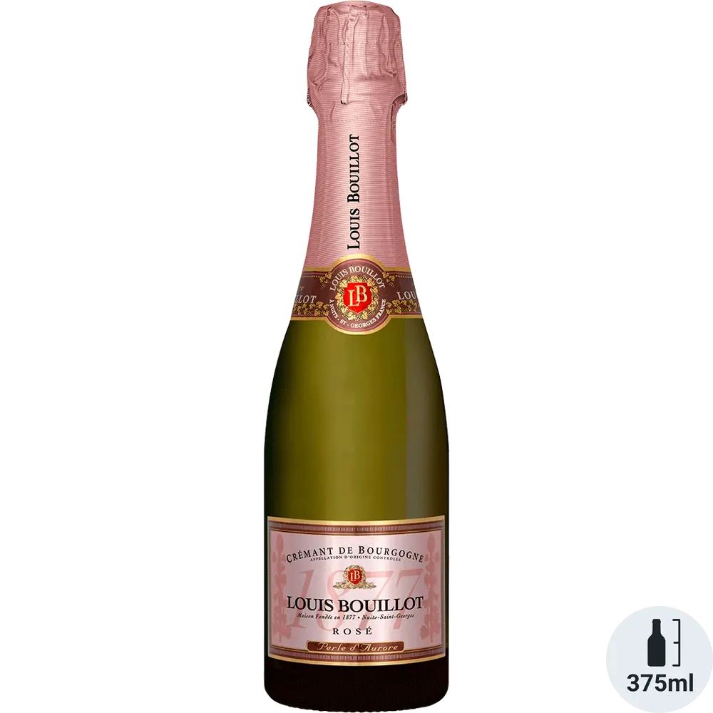 Louis Bouillot Perle d'Aurore Cremant de Bourgogne Sparkling Rose Wine | Total Wine