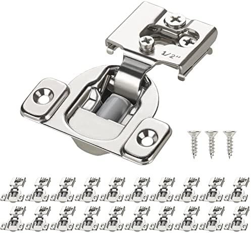 Homde 20 Pack 1/2 inch Overlay Soft Close Hinges for Kitchen 10 Pairs Cabinet Hinge Self Closing - 3 | Amazon (US)