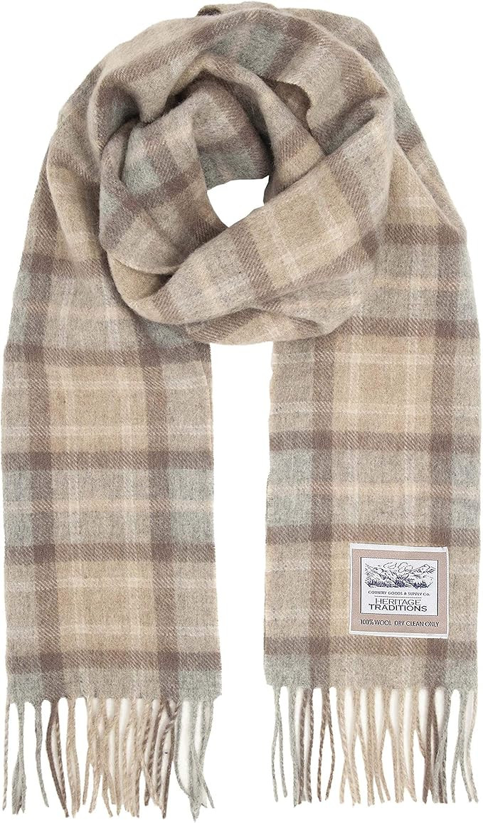 Heritage Traditions 100% Pure Wool Tartan Scarves Shawls and Wraps | Amazon (UK)