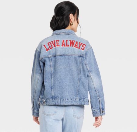 New at Target 🎯 Love Always Denim Jacket 🥰 Available in Adult, Kids & Toddler sizes! 

#LTKFind #LTKstyletip #LTKSeasonal