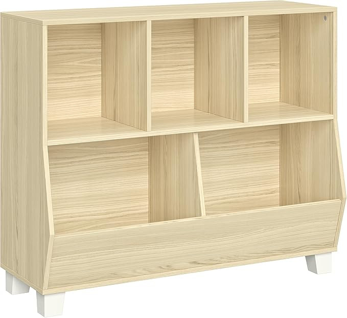 RiverRidge Catch-All Kids Toy Storage Organizer with 3 Cubbies and 2 Storage Bin Compartments - 3... | Amazon (US)