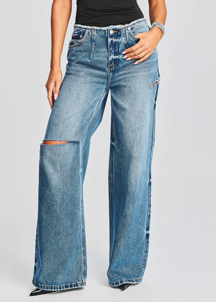Aston Wide Leg Jean | Retrofete