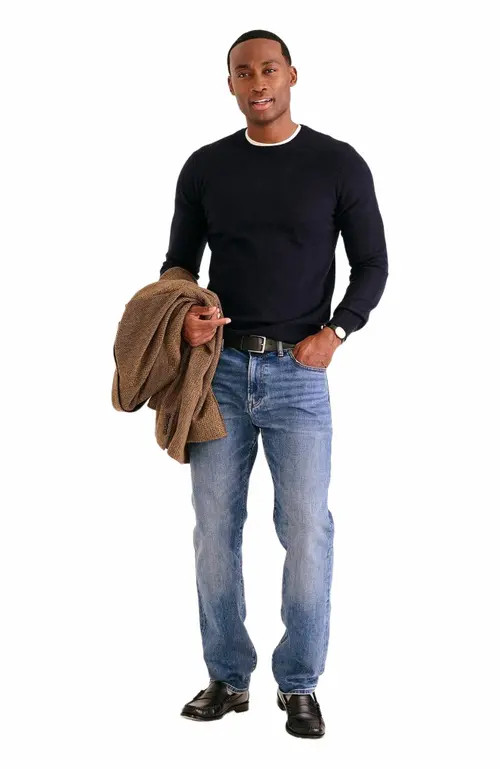 NAADAM The Original Cashmere Sweater in Navy at Nordstrom, Size Medium | Nordstrom