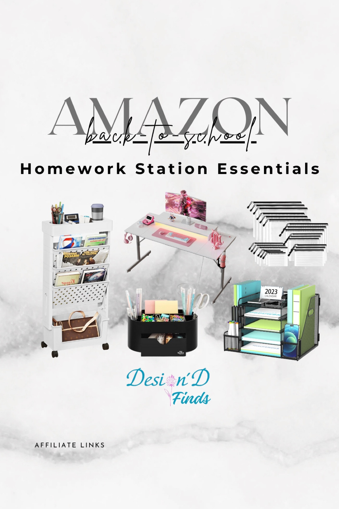 Create the perfect homework station with these essential organization deals! 📚✨ From desks to storage solutions, get everything you need to keep your kids focused and organized. #BackToSchool #HomeworkStation #HomeOrganization #Amazon @amazon 

#LTKHome #LTKSaleAlert #LTKBacktoSchool