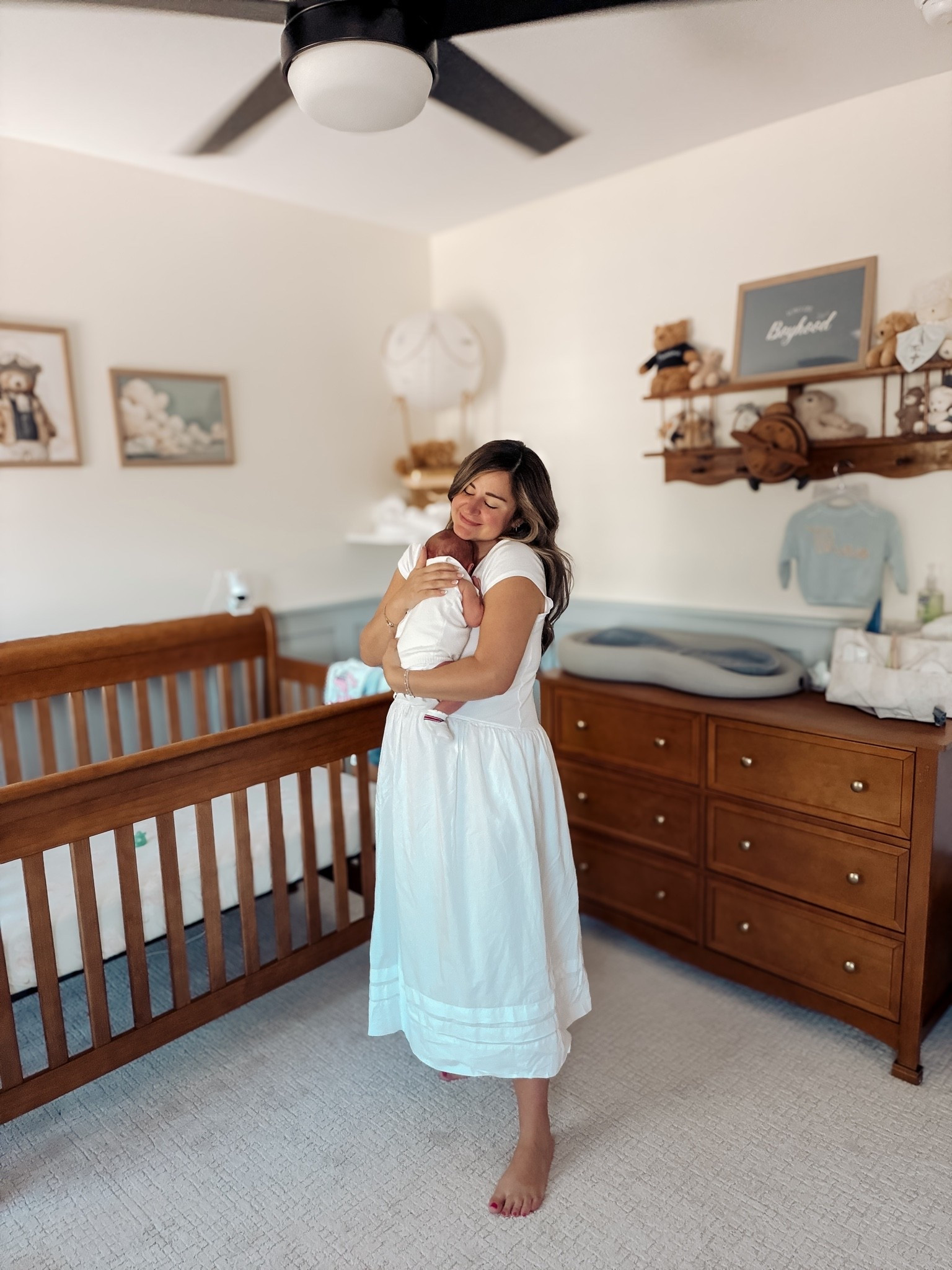 Baby boy nursery must-haves! We love our crib and dresser set! The convertible crib changes into a toddler bed and also a full size bed.


Boy nursery, nursery furniture, convertible crib, teddy bear theme, airplane theme, crib sheets, diaper caddy, changing table

#LTKmomlife #LTKBaby #LTKHome