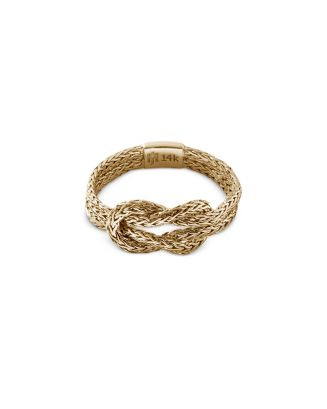 JOHN HARDY 14K Yellow Gold & Sterling Silver Love Knot Ring, 3.6mm    | Bloomingdale's Jewelry & ... | Bloomingdale's (US)