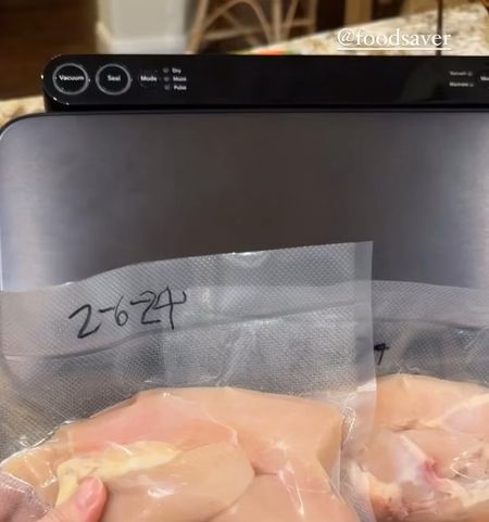 We love our Food Saver! It allows us to buy meat in bulk and then freeze it. We also like to marinade it before freezing.

#LTKhome