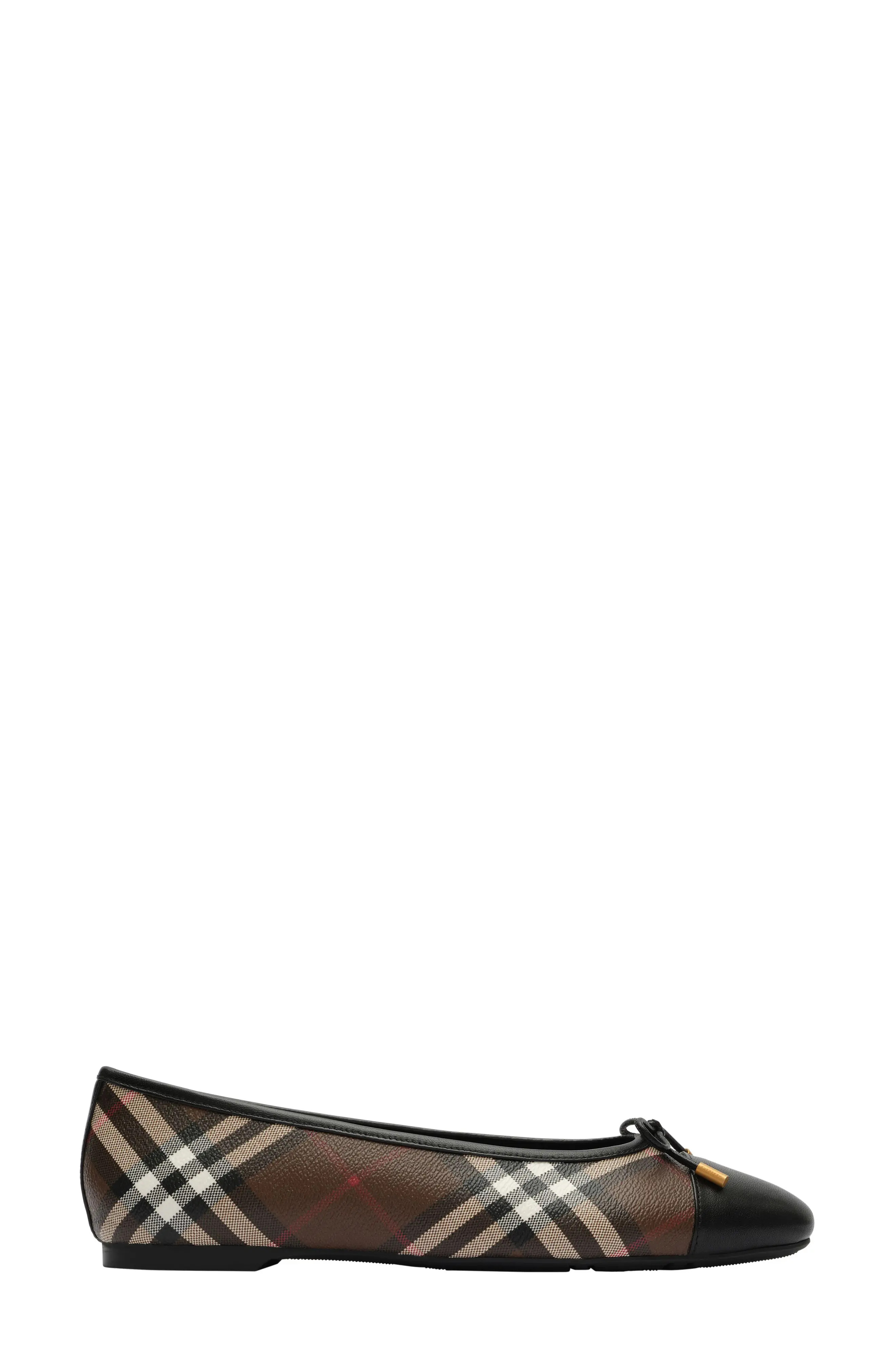 Burberry Highgate Ballerina Check Flat (Women) | Nordstrom | Nordstrom