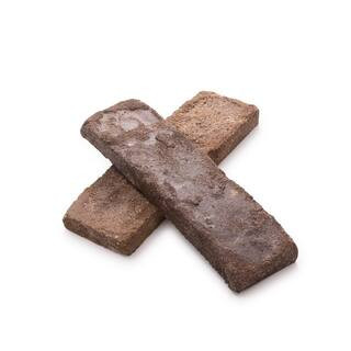 Old Mill Brick 7.625 in. x 2.25 in. x 0.625 in. Chestnut Thin Brick Singles - Flats (Box of 42) T... | The Home Depot
