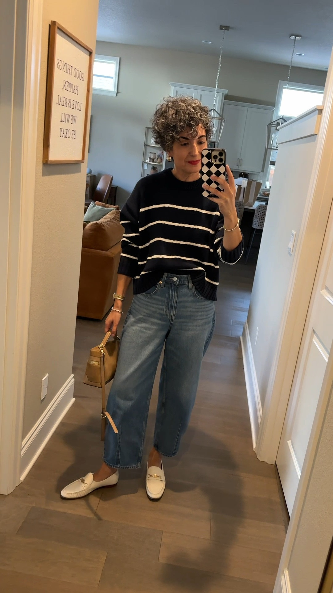 Saturday OOTD - wearing a medium in sweater and 4 in jeans.

#LTKootd #LTKgrwm