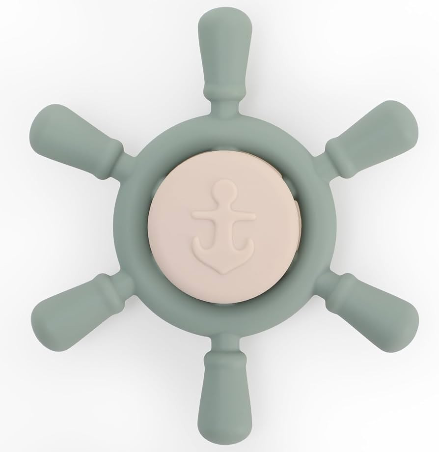 Suction Spinning Toy, Silicone Toddler Sensory Toys for Bath Toys Birthday Gift (Shifting Sand&Sa... | Amazon (US)