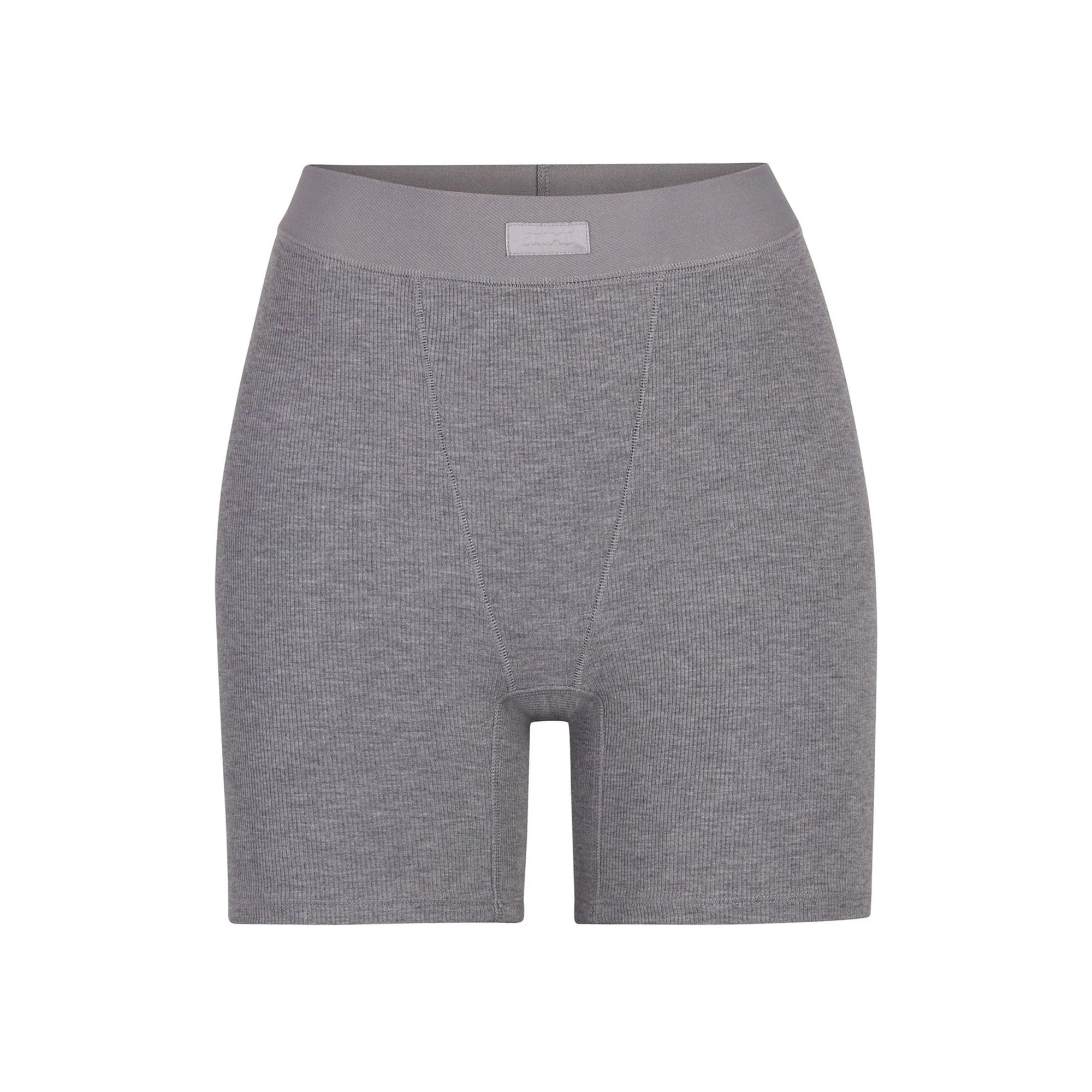 SOFT LOUNGE BOXER | HEATHER GREY | SKIMS (US)