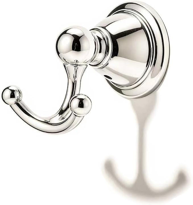 4 Pack 2-1/2 inch Polished Nickel Vintage Towel Hooks | Amazon (US)