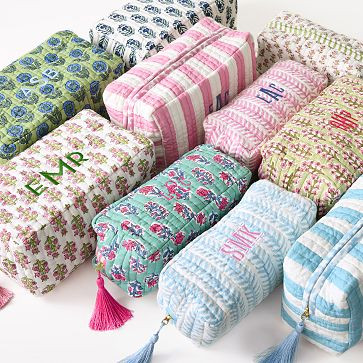 Block Print Travel Pouch | Mark and Graham