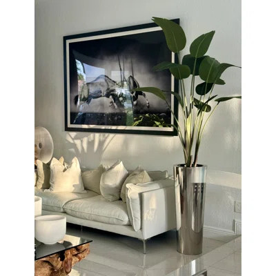 Faux Pine Tree in Metal Planter | Wayfair North America