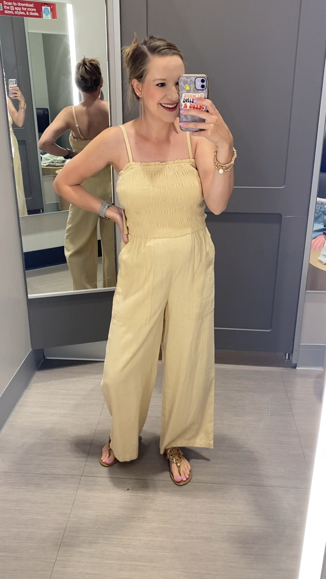 Target circle week!! Save 30% off this linen jumpsuit for women! Comes in several color options!! 

#LTKsalealert #LTKxTarget
