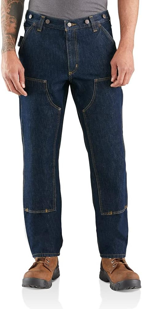 Carhartt Men's Rugged Flex Rigby Double Front Pant | Amazon (US)