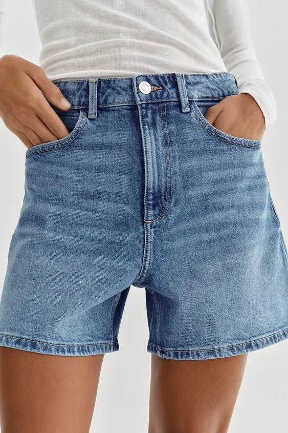Z1975 MOM FIT SHORTS | Zara US