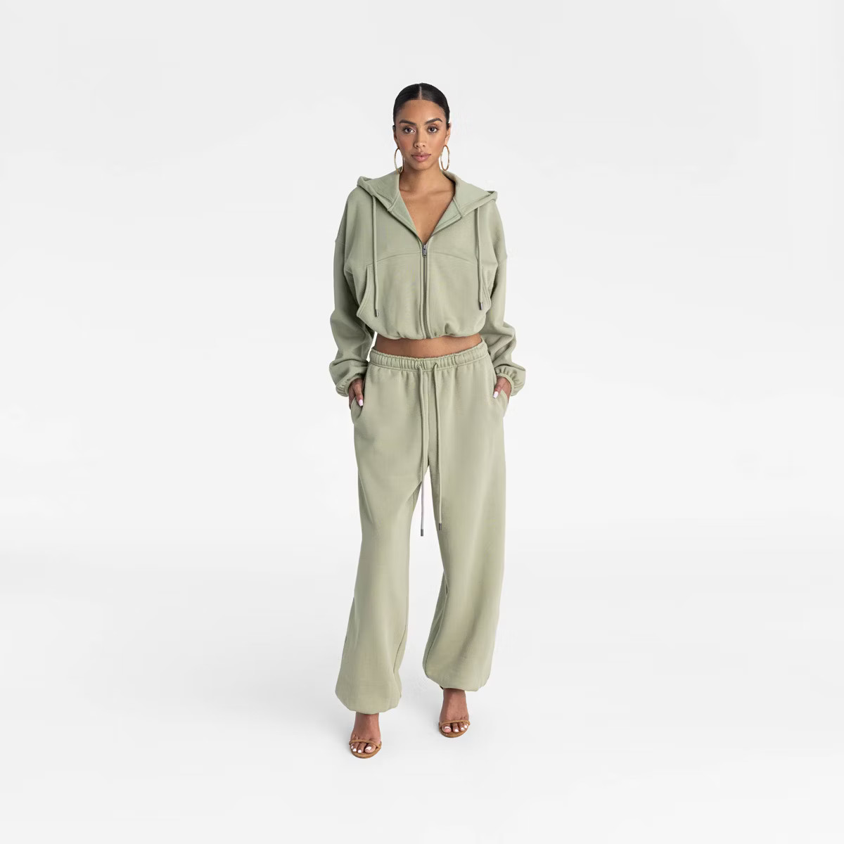 KBB by KAHLANA Women's High-Rise Straight Leg 'The Dwayne Sweats' | Target