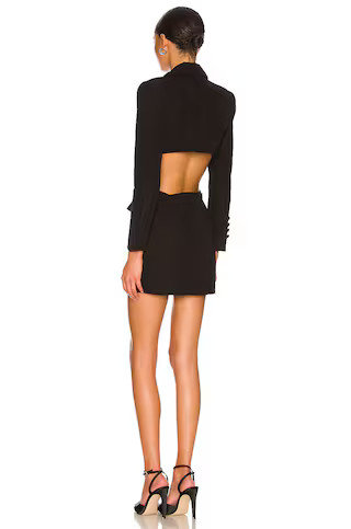 Domino Blazer Dress in Black | Revolve Clothing (Global)