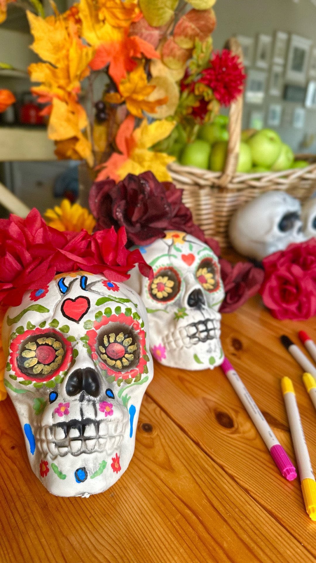 Turn ordinary Dollar tree skulls into elaborate sugar skulls with these great acrylic markers that I found  

#LTKSeasonal #LTKParties #LTKHome