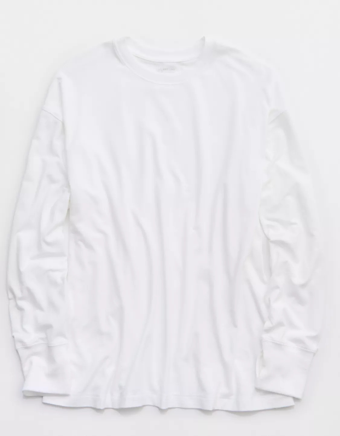 OFFLINE By Aerie Let's Stretch Long Sleeve Boyfriend T-Shirt | Aerie