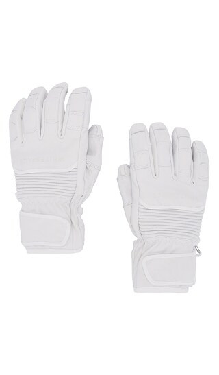 Leather Riding Gloves in White | Revolve Clothing (Global)