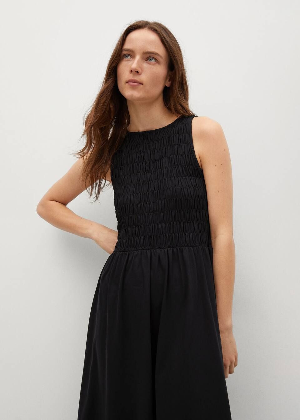 Ruched midi dress | MANGO (US)