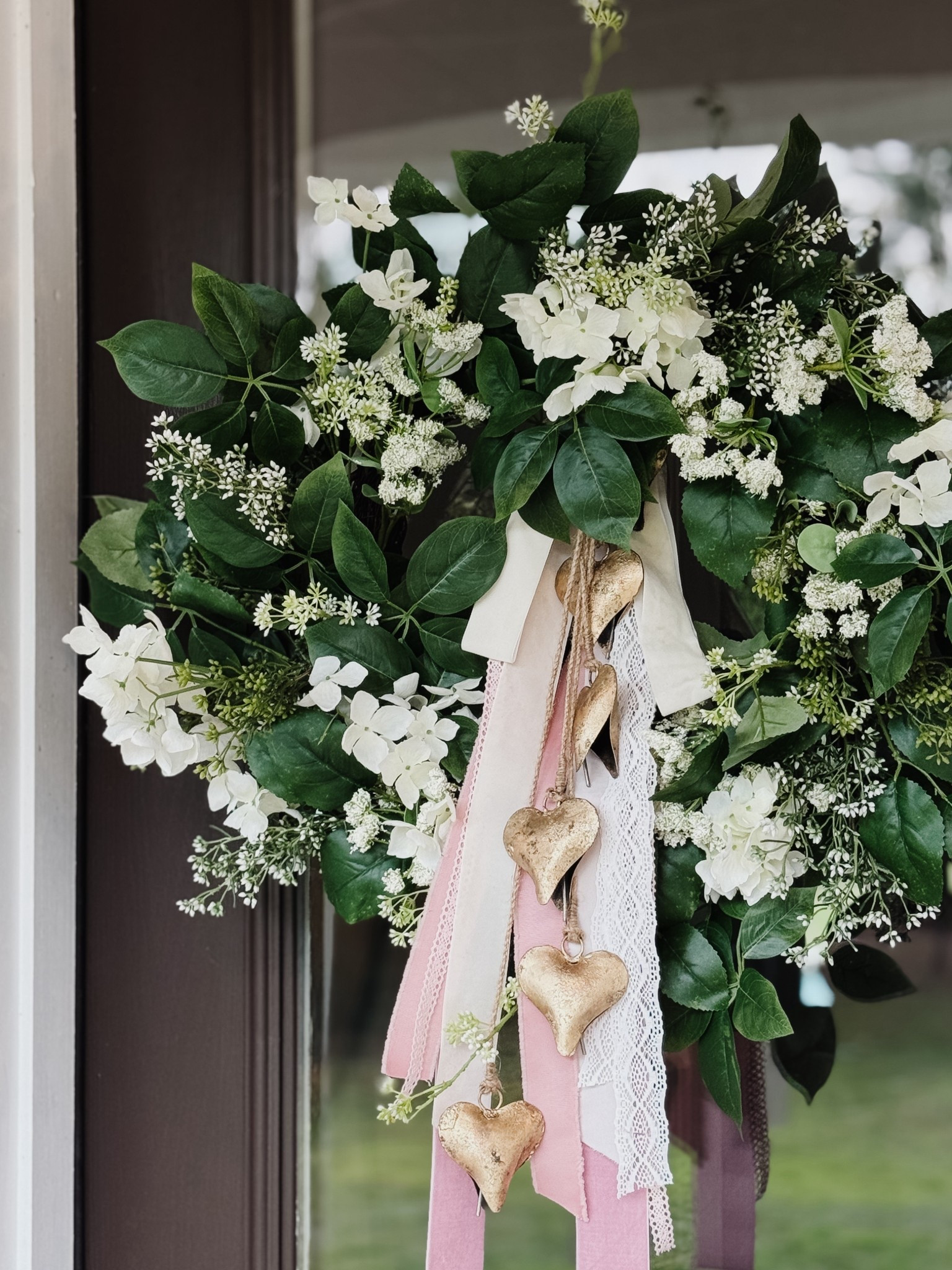 Post-Christmas blues? Cured 💕✨ Upgrading this Target wreath with budget botanicals and ribbon for a Valentine-ready front door.

The spring stems I used are on sale 20% off online 💃🏼

** I chose five white and three green of the seed picks and then used five of the queen annes lace pick. 

Valentine’s Day, front door, diy craft, easy upgrade, affordable home decor, Target home find, spring wreath diy

#LTKHome #LTKSeasonal #LTKFindsUnder50
