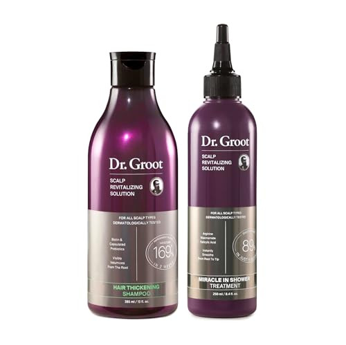 Dr. Groot Thickening Shampoo & Scalp Treatment Set for Hair Loss – Clinical Results with Biotin... | Amazon (US)