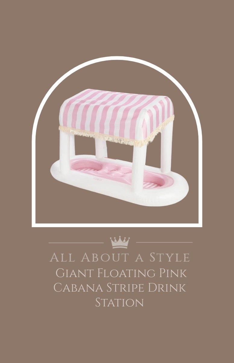 Pool days just got cuter 💕☀️

This pink cabana drink station is perfect for serving up your favorite, lemonade, iced tea, or sparkling water. Such a fun touch for pool parties, family hangs, or cruise prep!

Tap to shop 🛍️

#LTKhome #LTKsummer #MocktailMoment #PoolsideVibes #FamilyFriendlyFu 

#LTKHome #LTKSeasonal