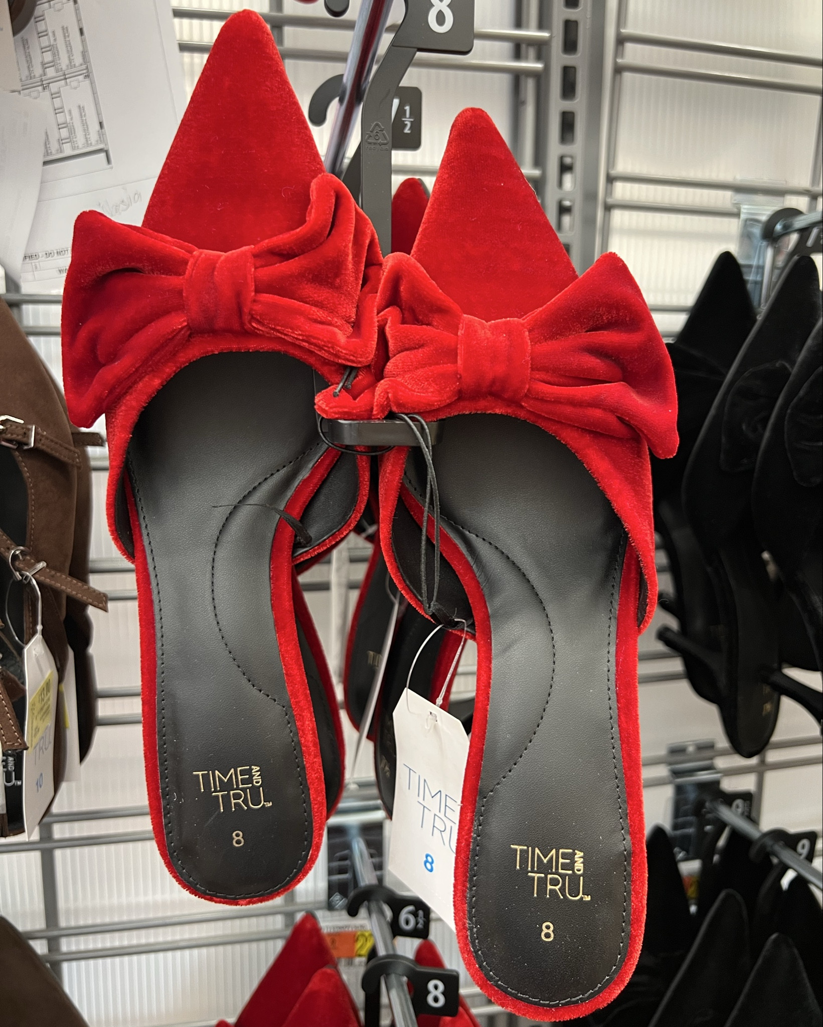 Holiday-ready glam on a budget.
These velvet bow heels from Time and Tru are giving major festive vibes! Available in classic black or bold red, they’re the perfect holiday shoe for parties, date nights, or dressing up your favorite jeans. 

#HolidayStyle #VelvetHeels #WalmartFinds #TimeAndTru #HolidayOutfitInspo #AffordableFashion #RedHeels #BlackHeels #VelvetShoes #BowHeels #HolidayFashionFinds #FestiveStyle #Under30Style #ChicAndAffordable

#LTKFindsUnder50 #LTKShoeCrush #LTKHoliday