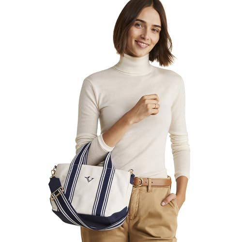 vineyard vines Mini Heritage Classic Tote, Nautical Navy | Amazon (US)