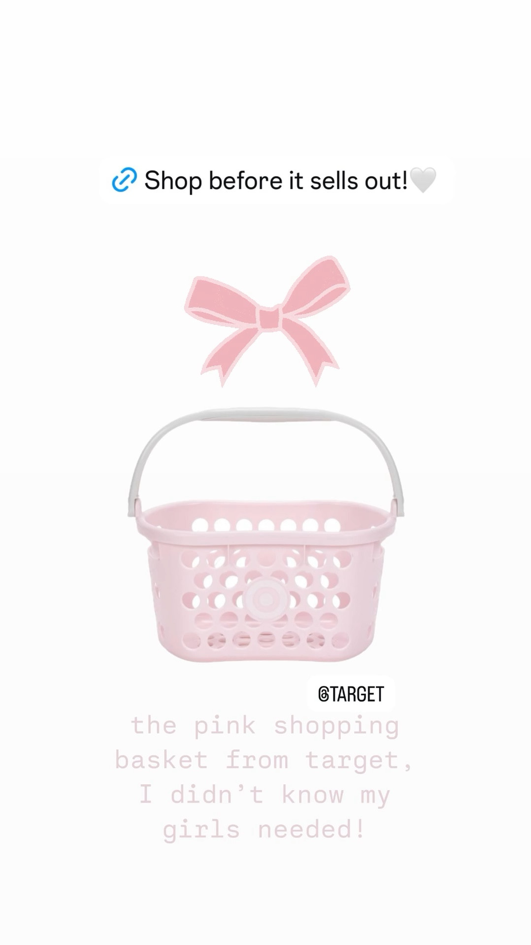 The pink target basket we all need!!😍

#LTKSaleAlert #LTKHoliday