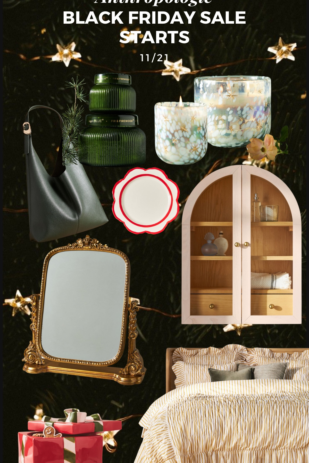 Anthros biggest sale of the year starts on 11/21 which gets you 30% off. Here are a few things I’ve been eyeing recently that would also make a great gift for Christmas ♥️✨

#LTKHome #LTKHoliday #LTKSaleAlert