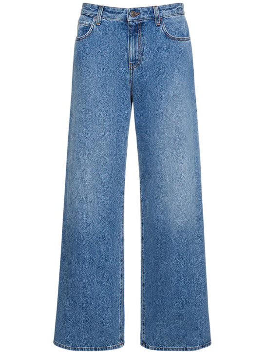 Eglitta wide cotton denim jeans - The Row - Women | Luisaviaroma | Luisaviaroma