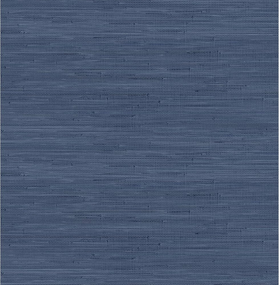NuWallpaper x Social Social Classic Faux Grasscloth Peel and Stick Wallpaper, Navy Blue | Amazon (US)
