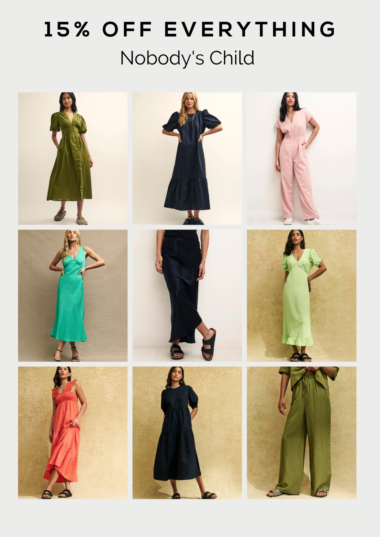 Nobody’s Child Sale. Discounted dresses. Current favourites. Holiday dress. Linen trousers. Wedding guest dress. Comfortable chic. 

#LTKsalealert #LTKSeasonal #LTKeurope
