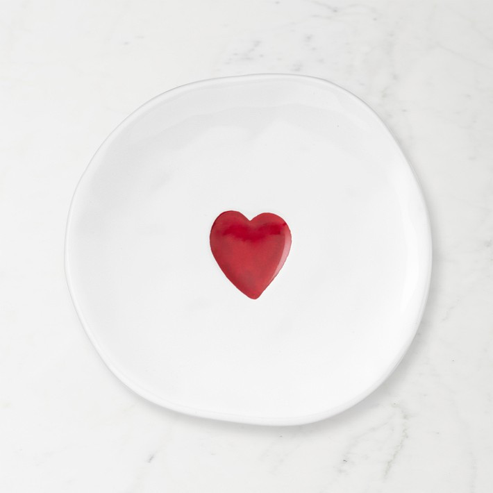 Heart Appetizer Plates | Williams-Sonoma