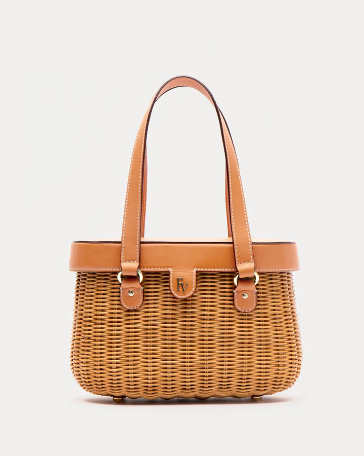 Willow Wicker Basket - Red | Frances Valentine