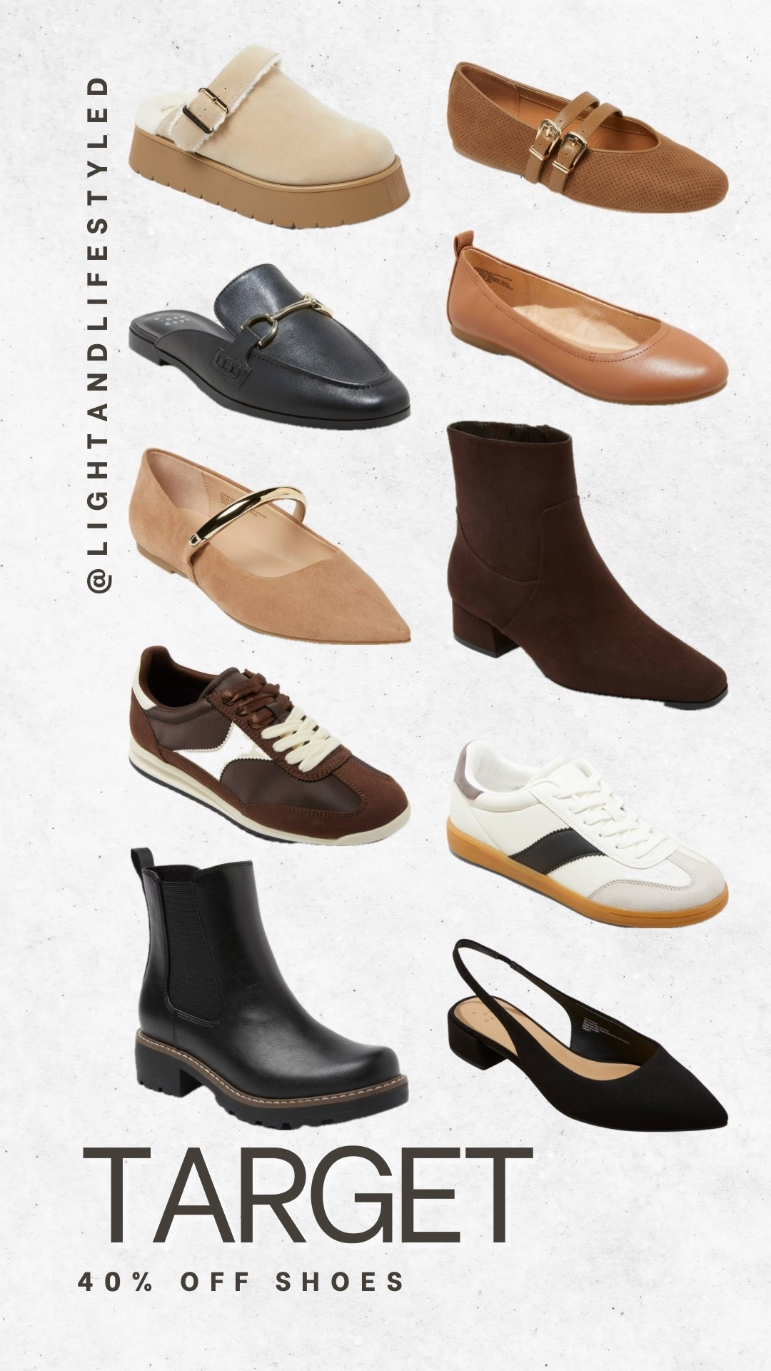 Target — 40% off shoes! Today only!!!

Target style, winter fashion, fall fashion, boots, flats, sneakerss

#LTKFindsUnder50 #LTKShoeCrush #LTKSaleAlert