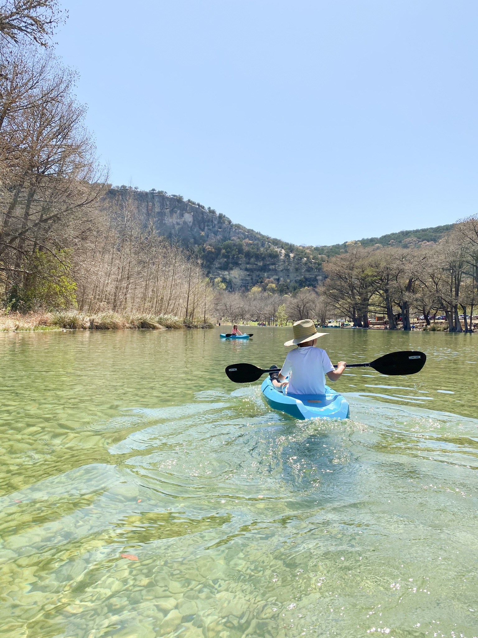 A great gift!! We have made countless memories with these sit-on-top kayaks. Perfect for beginners. We most do class 2 rapids, but we have done an handful of class 3 in these. I love that you aren’t strapped in and you can swim up if you tip. There is a handle to tie the kid boats to the back of the adult boats if you need to help them out!

#LTKfamily #LTKfitness #LTKGiftGuide