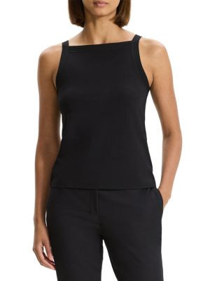 Knit Square Neck Tank | Saks Fifth Avenue OFF 5TH
