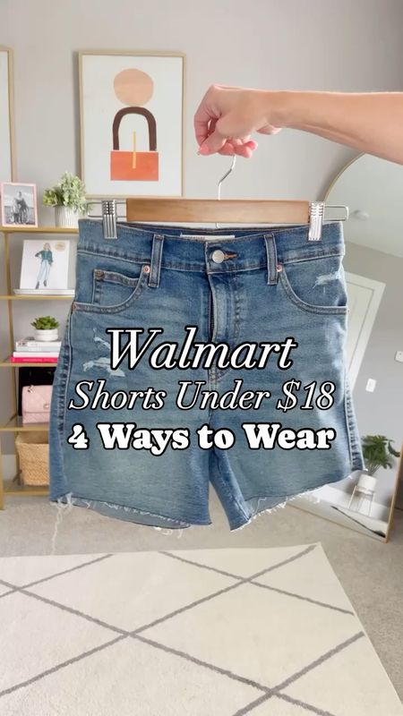 I’m loving these Walmart shorts! Best of all they are under $18!! 
Outfit 1: shorts- 0 || sweater- small 
Outfit 2: shirt- small ( linked similar) 
Outfit 3: top- xs || blazer- xs
Outfit 4: shirt- xs

#LTKVideo #LTKSeasonal #LTKstyletip