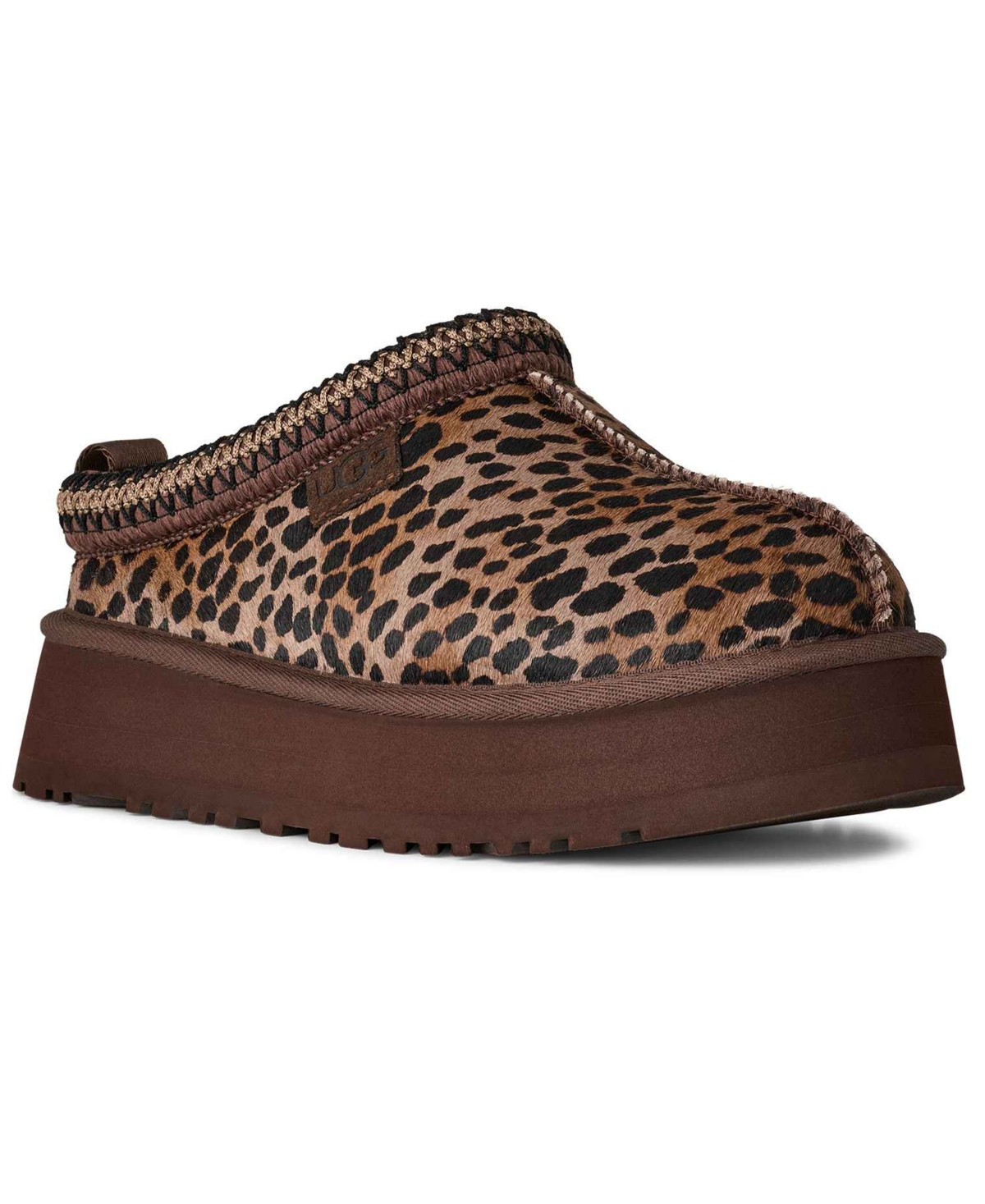 Ugg Women's Tasman Ii Caspian Platform Slippers - Burnt Cedar | Macy's