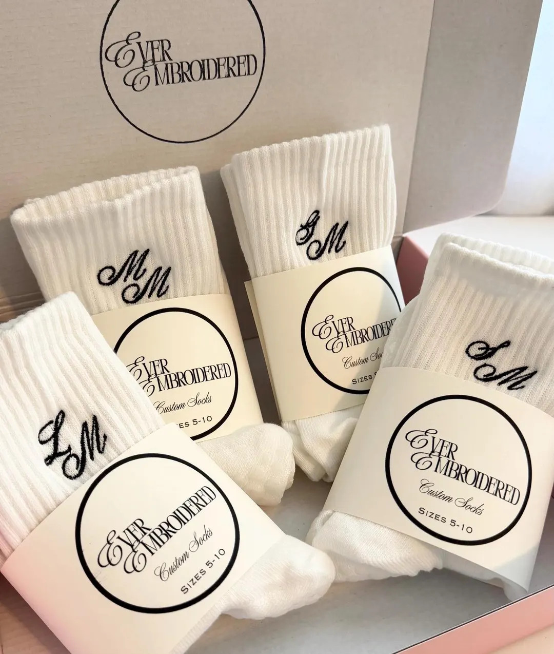 Personalized Pilates & Yoga Grip Socks \u2013 Custom Embroidered Workout Socks, Barre, Dance, Gym... | Etsy (Global)